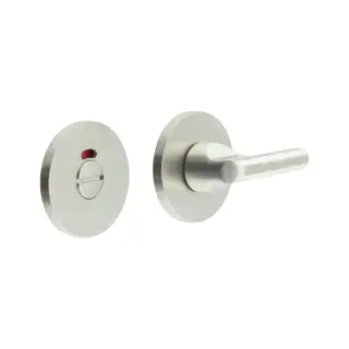 CR-804AJ7SSS Frelan Hardware CRES DDA Thumb Turn & Release &lpar;Round Rose&rpar; with Indicator Satin Stainless Steel &lpar;SS316&rpar;