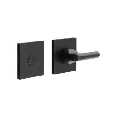 Click Here To Enlarge This Photo Of CR-804B7MB Frelan Hardware CRES DDA Thumb Turn & Release &lpar;Square Rose&rpar; Black &lpar;SS316&rpar;