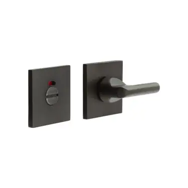 Click Here To Enlarge This Photo Of CR-804BK7DB Frelan Hardware CRES DDA Thumb Turn & Release &lpar;Square Rose&rpar; with Indicator Dark Bronze &lpar;SS316&rpar;