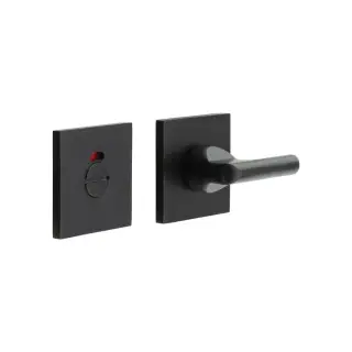 CR-804BK7MB Frelan Hardware CRES DDA Thumb Turn & Release &lpar;Square Rose&rpar; with Indicator Black &lpar;SS316&rpar;