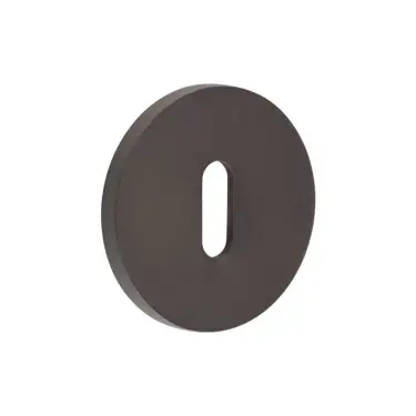 Click Here To Enlarge This Photo Of CR-R10DB Frelan Hardware CRES Standard Keyway &lpar;Round Rose&rpar; Escutcheon Dark Bronze &lpar;SS316&rpar;