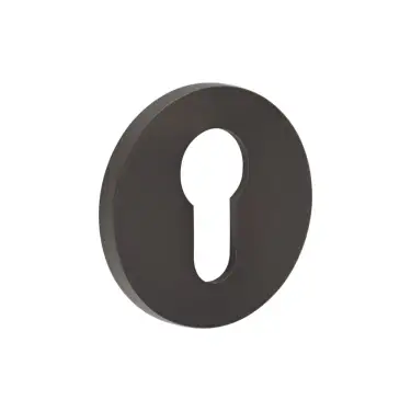 Click Here To Enlarge This Photo Of CR-S10DB Frelan Hardware CRES Euro Keyway &lpar;Round Rose&rpar; Escutcheon Dark Bronze &lpar;SS316&rpar;