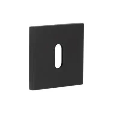 Click Here To Enlarge This Photo Of CR-T10MB Frelan Hardware CRES Standard Keyway &lpar;Square Rose&rpar; Escutcheon Black &lpar;SS316&rpar;