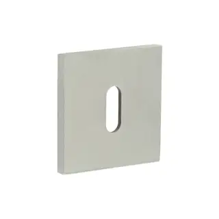 CR-T10SSS Frelan Hardware CRES Standard Keyway &lpar;Square Rose&rpar; Escutcheon Satin Stainless Steel &lpar;SS316&rpar;