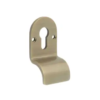 CRES1601AB Frelan Hardware CRES &lpar;Face Fixed&rpar; Euro Profile Cylinder Pull Antique Brass &lpar;SS316&rpar;
