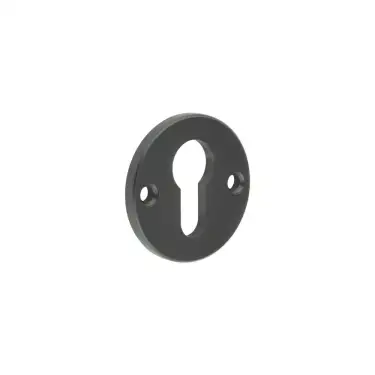 Click Here To Enlarge This Photo Of CRES1651MB Frelan Hardware CRES &lpar;Face Fixed&rpar; Euro Escutcheon Black &lpar;SS316&rpar;
