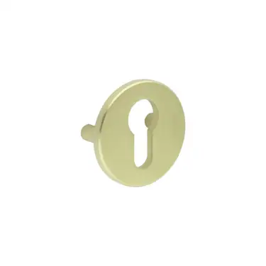Click Here To Enlarge This Photo Of CRES1652SB Frelan Hardware CRES &lpar;Lug Fixed&rpar; Euro Profile Escutcheon Satin Brass &lpar;SS316&rpar;