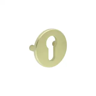 CRES1652SB Frelan Hardware CRES &lpar;Lug Fixed&rpar; Euro Profile Escutcheon Satin Brass &lpar;SS316&rpar;