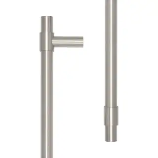 CRES3001SSS Frelan Hardware CRES 425mm &lpar;Bolt Through&rpar; T-Bar Pull Handle Satin Stainless Steel &lpar;SS316&rpar;