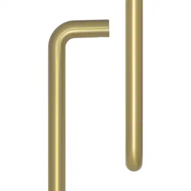 Click Here To Enlarge This Photo Of CRES3002SB Frelan Hardware CRES 425mm &lpar;Bolt Through&rpar; D Shape Pull Handle Satin Brass &lpar;SS316&rpar;