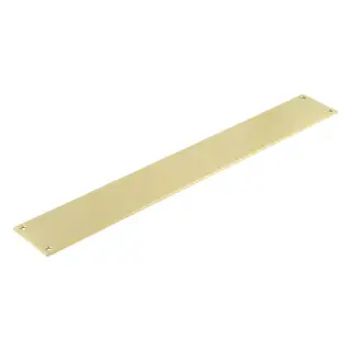 CRES3501SB Frelan Hardware CRES 540mm x 70mm Finger Plate Satin Brass &lpar;SS316&rpar;