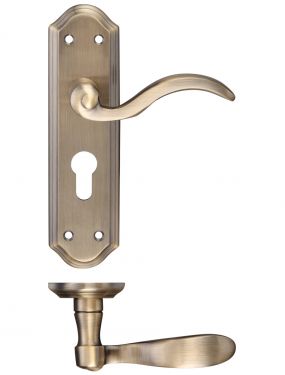 Click Here To Enlarge This Photo Of FB051EPFB - Zoo Hardware Fulton & Bray 'Winchester' Lever Euro Profile Lock &lpar;47&period;5mm c&sol;c&rpar; Handles &lpar;180 x 48mm&rpar; Florentine Bronze