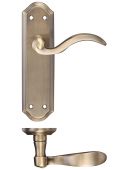 FB052FB - Zoo Hardware Fulton & Bray 'Winchester' Lever Latch Handles &lpar;180 x 48mm&rpar; Florentine Bronze