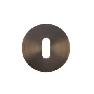 RT002-SLIM-AB - Zoo Hardware Rosso Tecnica Slim 4mm Standard Profile Escutcheons &lpar;Pair&rpar; - Antique Brass