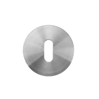 RT002-SLIM-SSS - Zoo Hardware Rosso Tecnica Slim 4mm Standard Profile Escutcheons &lpar;Pair&rpar; -Satin St&period; Steel