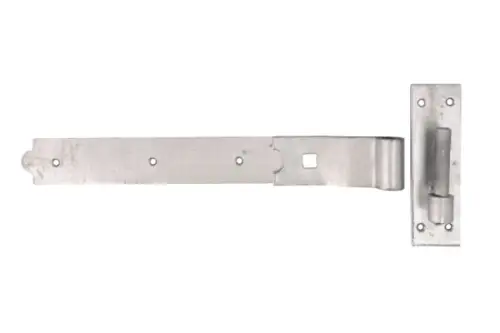 Click Here To Enlarge This Photo Of Eclipse 93924 Galvanised Hook and Band Set &lpar;Cranked&rpar; 450mm