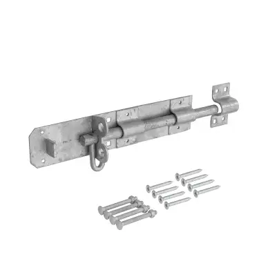Click Here To Enlarge This Photo Of Eclipse J93151 Galvanised Brenton Padbolt &lpar;Heavy Duty&rpar; 250mm with Fixings