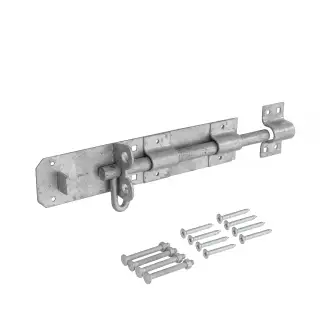 Eclipse J93151 Galvanised Brenton Padbolt &lpar;Heavy Duty&rpar; 250mm with Fixings