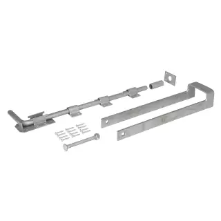 Eclipse 93732 Galvanised Field Gate Fastener Set &lpar;Single Bolt&rpar; with Fixings
