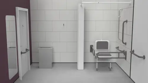 Click Here To Enlarge This Photo Of 230402&sol;GY Fitzroy of London Doc M Shower Pack &lpar;Stainless Steel&rpar; with Concealed Fixings - Grey &lpar;RAL 7005&rpar;