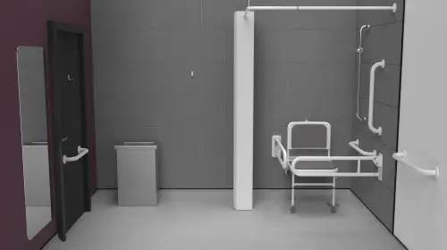 Click Here To Enlarge This Photo Of 230402&sol;WH Fitzroy of London Doc M Shower Pack &lpar;Stainless Steel&rpar; with Concealed Fixings - White