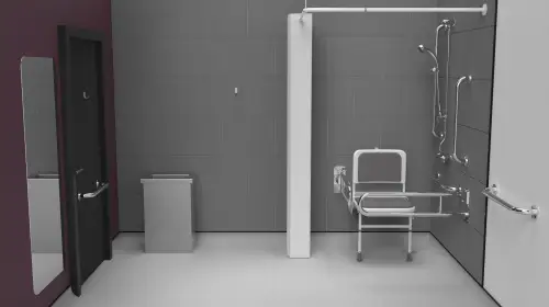 Click Here To Enlarge This Photo Of 230404&sol;SP Fitzroy of London Exposed Valve Doc M Shower Pack &lpar;Stainless Steel&rpar; with Concealed Fixings - Polished