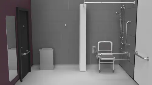 Click Here To Enlarge This Photo Of 230404&sol;SS Fitzroy of London Exposed Valve Doc M Shower Pack &lpar;Stainless Steel&rpar; with Concealed Fixings - Satin