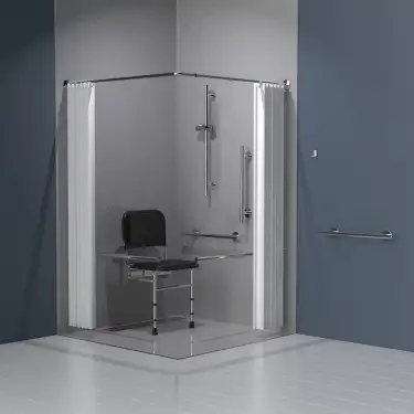 Click Here To Enlarge This Photo Of 321101&sol;SP Fitzroy of London Luxury Doc M Shower Pack &lpar;Stainless Steel&rpar; - Polished