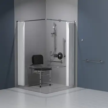 Click Here To Enlarge This Photo Of 321102&sol;SP Fitzroy of London Luxury Concealed Valve Doc M Shower Pack &lpar;Stainless Steel&rpar; with Concealed Fixings - Polished