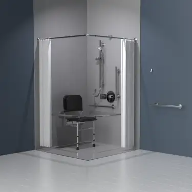 Click Here To Enlarge This Photo Of 321102&sol;SS Fitzroy of London Luxury Concealed Valve Doc M Shower Pack &lpar;Stainless Steel&rpar; with Concealed Fixings - Satin