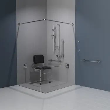 Click Here To Enlarge This Photo Of 321103&sol;SP Fitzroy of London Luxury Exposed Valve Doc M Shower Pack &lpar;Stainless Steel&rpar; with Concealed Fixings - Polished