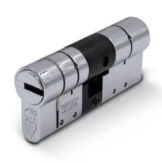ABS Euro Profile Double Cylinder 90mm &lpar;45&sol;45&rpar; British Standard Kitemarked TS007 3&ast; - Chrome &lpar;ABSED4545C&rpar;