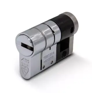 ABS Euro Profile Single Cylinder 50mm &lpar;40&sol;10&rpar; British Standard Kitemarked TS007 3&ast; - Chrome &lpar;ABSES4010C&rpar;