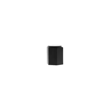 Click Here To Enlarge This Photo Of MHCH1420MB - Millhouse Brass Pennington Hexagonal Cylinder Cabinet Knob Handle - Matt Black