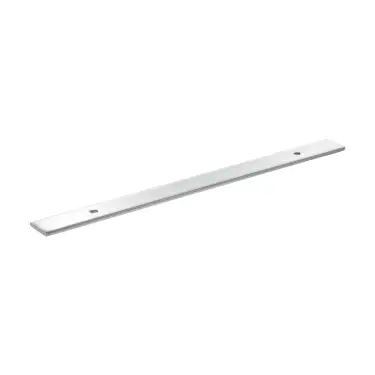 Click Here To Enlarge This Photo Of MHCBW160PC - Millhouse Brass &lpar;Wide&rpar; Cabinet Handle Backplate 160mm - Polished Chrome