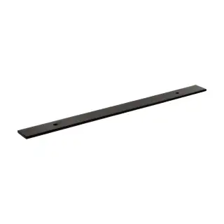 MHCBW160MB - Millhouse Brass &lpar;Wide&rpar; Cabinet Handle Backplate 160mm - Matt Black