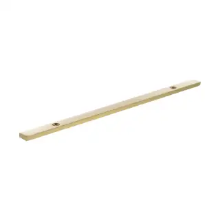 MHCBN160SB - Millhouse Brass &lpar;Narrow&rpar; Cabinet Handle Backplate 160mm - Satin Brass