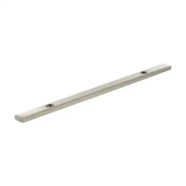 Click Here To Enlarge This Photo Of MHCBN128SN - Millhouse Brass &lpar;Narrow&rpar; Cabinet Handle Backplate 128mm - Satin Nickel