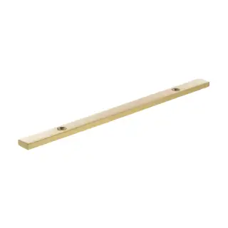MHCBN128SB - Millhouse Brass &lpar;Narrow&rpar; Cabinet Handle Backplate 128mm - Satin Brass
