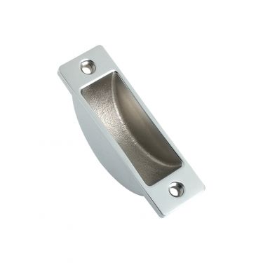 Click Here To Enlarge This Photo Of FB13CP - Zoo Hardware Fulton & Bray Easyclean Dust Socket for Flush Bolts &lpar;Wood&rpar; 62 x 19mm Polished Chrome