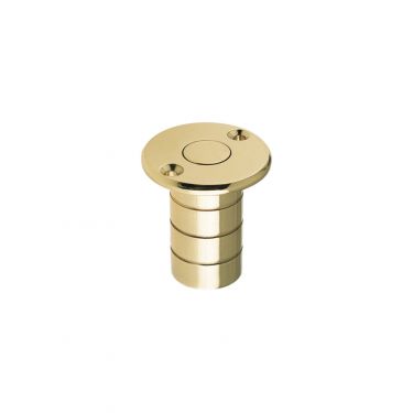 Click Here To Enlarge This Photo Of FB14A - Zoo Hardware Fulton & Bray Dust Socket for Flush Bolts &lpar;Wood&rpar; 20mm dia&period; x 38mm Polished Brass