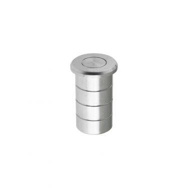 Click Here To Enlarge This Photo Of FB14SC - Zoo Hardware Fulton & Bray Dust Socket for Flush Bolts &lpar;Concrete&rpar; 20mm dia&period; x 25mm Satin Chrome