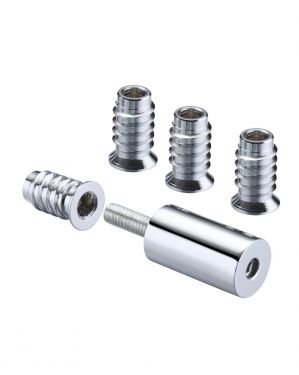 Click Here To Enlarge This Photo Of FB31CPBP - Zoo Hardware Fulton & Bray Roller Sash Stops 29mm &lpar;2 x Stops &plus; 4 x Ferrules&rpar; Polished Chrome