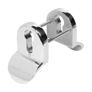 BLU Performance CP76 Euro Profile Cylinder Pull Set Back-to-Back&comma; Up to 50mm Door Thickness&comma; 316 Cast Polished Stainless Steel &lpar;CP76-PSS&rpar;