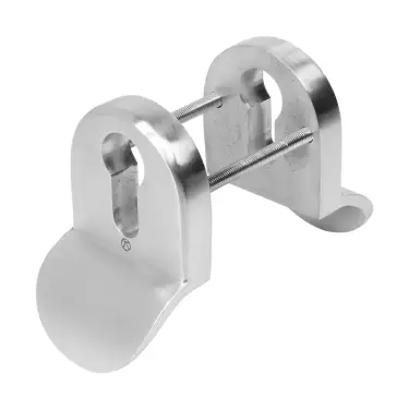 Click Here To Enlarge This Photo Of BLU Performance CP76 Euro Profile Cylinder Pull Set Back-to-Back&comma; Up to 50mm Door Thickness&comma; 316 Cast Satin Stainless Steel &lpar;CP76-SSS&rpar;