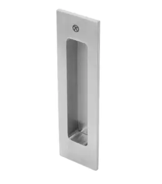 Click Here To Enlarge This Photo Of BLU Performance FP122 Glue Fix Rectangular Flush Pull&comma; 122 x 34 x 16mm&comma; 316 Solid Satin Stainless Steel &lpar;FP122-SSS&rpar;