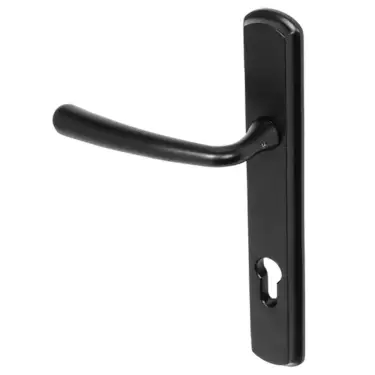 Click Here To Enlarge This Photo Of BLU Performance Pera Multipoint Door Lock Handle&comma; Dual Sprung&comma; 316 Grade Stainless Steel&comma; Matt Black Lacquer Finish &lpar;PER092-MBL&rpar;