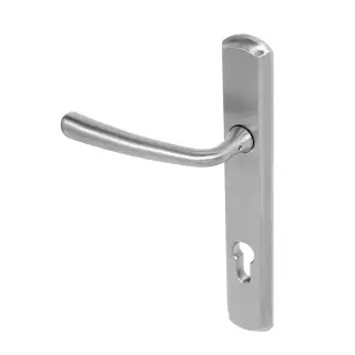 BLU Performance Pera Multipoint Door Lock Handle&comma; Dual Sprung&comma; 316 Grade Satin Stainless Steel &lpar;PER092-SSS&rpar;