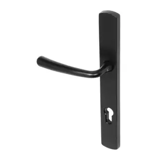 BLU Performance Pera Multipoint Door Lock Handle&comma; Dual Sprung&comma; 316 Grade Stainless Steel&comma; Matt Black Lacquer Finish &lpar;PER095-MBL&rpar;
