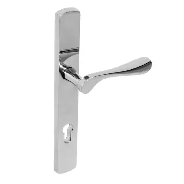 Click Here To Enlarge This Photo Of BLU Performance Regent Left Hand Multipoint Door Lock Handle&comma; Dual Sprung&comma; 316 Grade Polished Stainless Steel &lpar;REG095-LH-PSS&rpar;